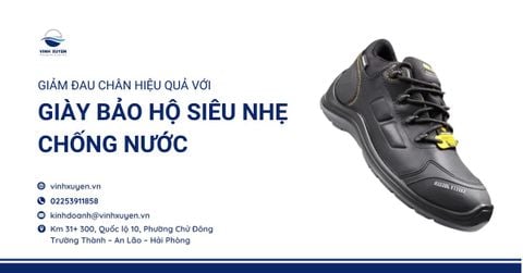 Giày Bảo Hộ Siêu Nhẹ Chống Nước Giúp Giảm Đau Chân Hiệu Quả