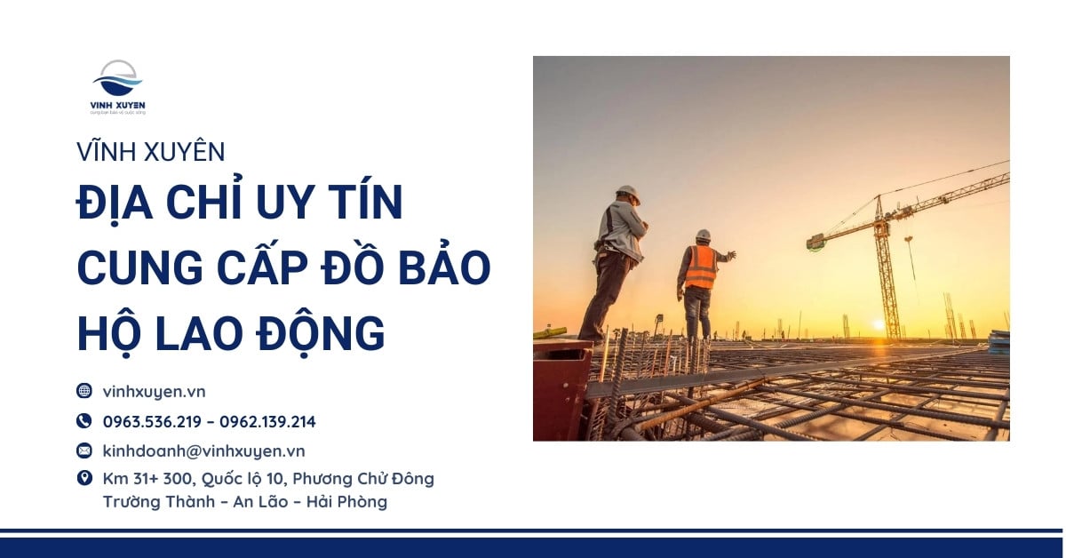 Vĩnh Xuyên Địa Chỉ Cung Cấp Các Thiết Bị Bảo Hộ Xây Dựng Uy Tín Tại Hải Phòng