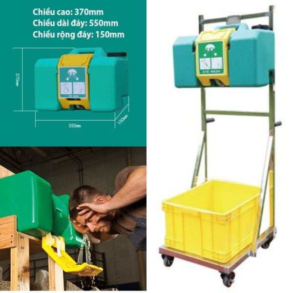 Bồn rửa mắt khẩn cấp loại di động