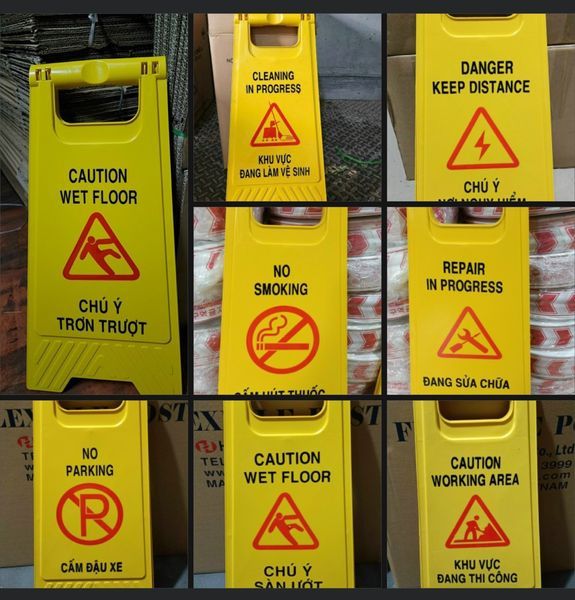 Các loại biến cảnh báo an toàn giao thông, an toàn lao động