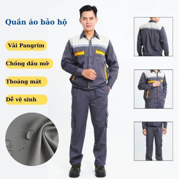 Vải chống dầu may đồng phục sửa chữa ô tô