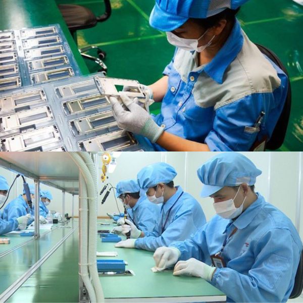 Găng tay phủ PU ngón sử dụng trong các khu công nghệ cao, phòng sạch