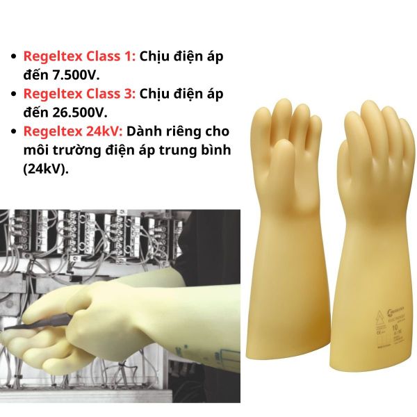 Găng tay cách điện Regeltex (Pháp)