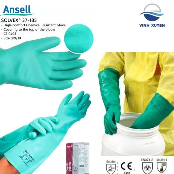 găng tay bảo hộ lao động Ansell chống hóa chất