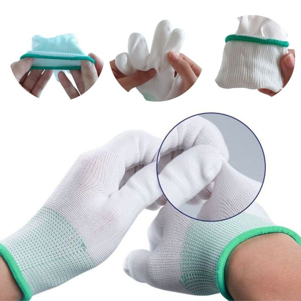 Găng tay phủ PU ngón chống tĩnh điện