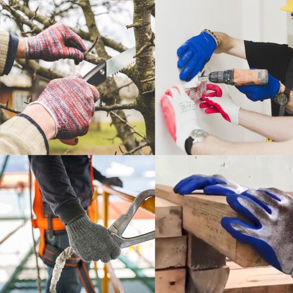 môi trường sử dụng găng tay sợi