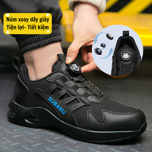 giày bảo hộ không dây khóa vặn
