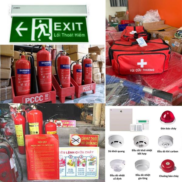 Dụng cụ cứu hộ PCCC tại nhà máy