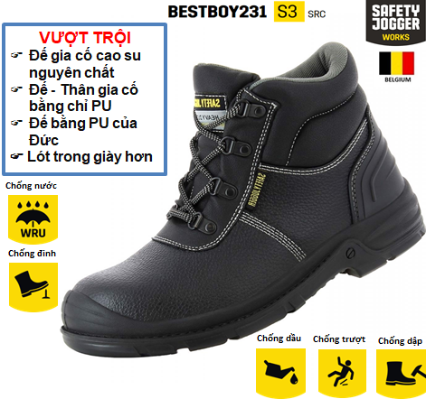 Tiêu chuẩn giày bảo hộ safety Best Boy chính hãng