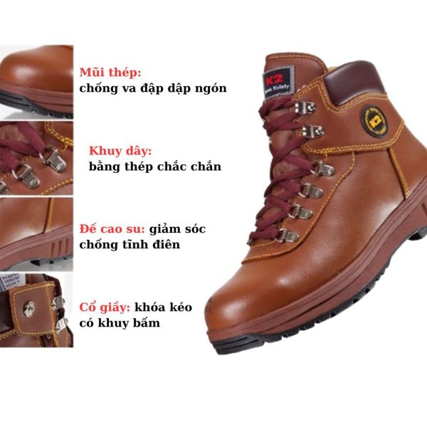 giày bảo hộ K2- 14 chính hãng tại Hải Phòng
