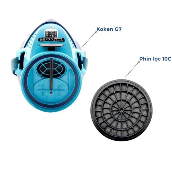Mặt nạ phòng độc KoKen G7 chính hãng