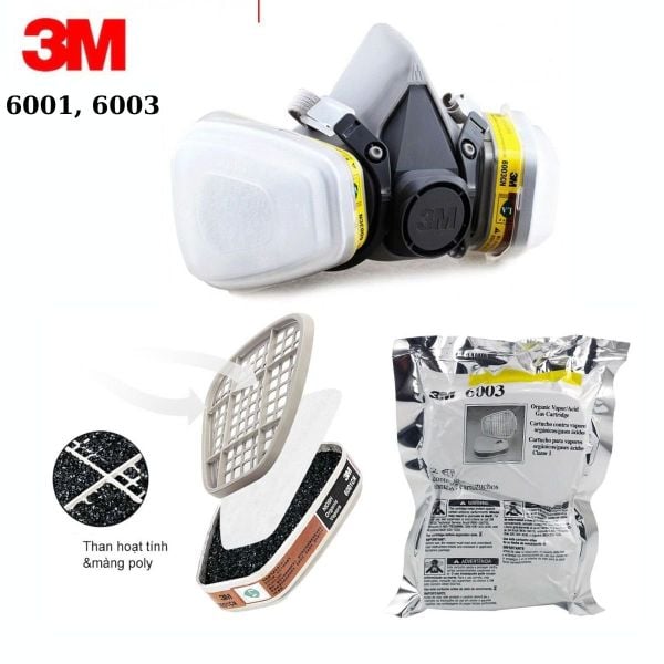 phin lọc mặt nạ phòng độc 3M