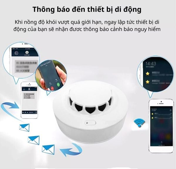 Thiết bị báo khói thông minh