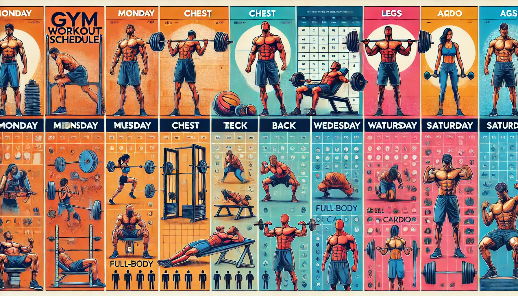 Lịch tập 5 buổi/tuần cho người mới bắt đầu tập gym – Hướng dẫn chi tiết & Khoa học