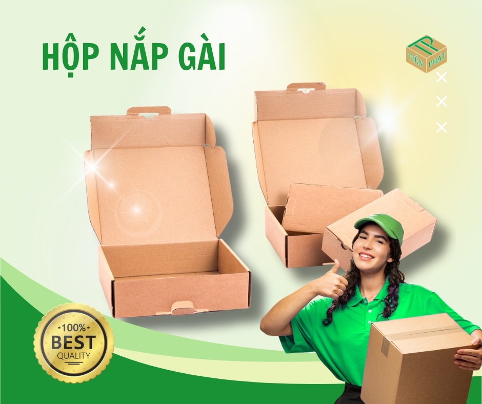 Hộp Carton Nắp Gài Giá Rẻ – Bền, Đẹp, Tiện Lợi Cho Mọi Nhu Cầu Đóng Gói