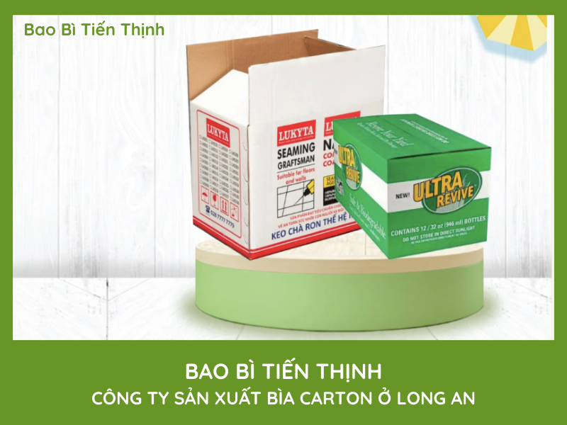 BAO BÌ TIẾN THỊNH - CÔNG TY SẢN XUẤT BÌA CARTON Ở LONG AN