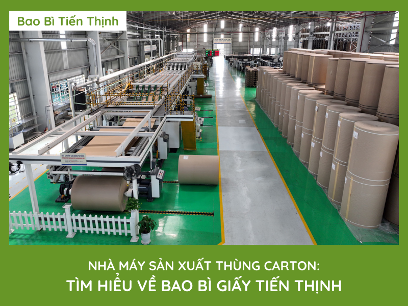 NHÀ MÁY SẢN XUẤT THÙNG CARTON: TÌM HIỂU VỀ BAO BÌ GIẤY TIẾN THỊNH