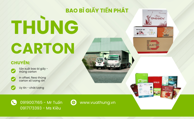 Danh sách công ty bao bì carton TẾT tại TPHCM, uy tín chất lượng cao