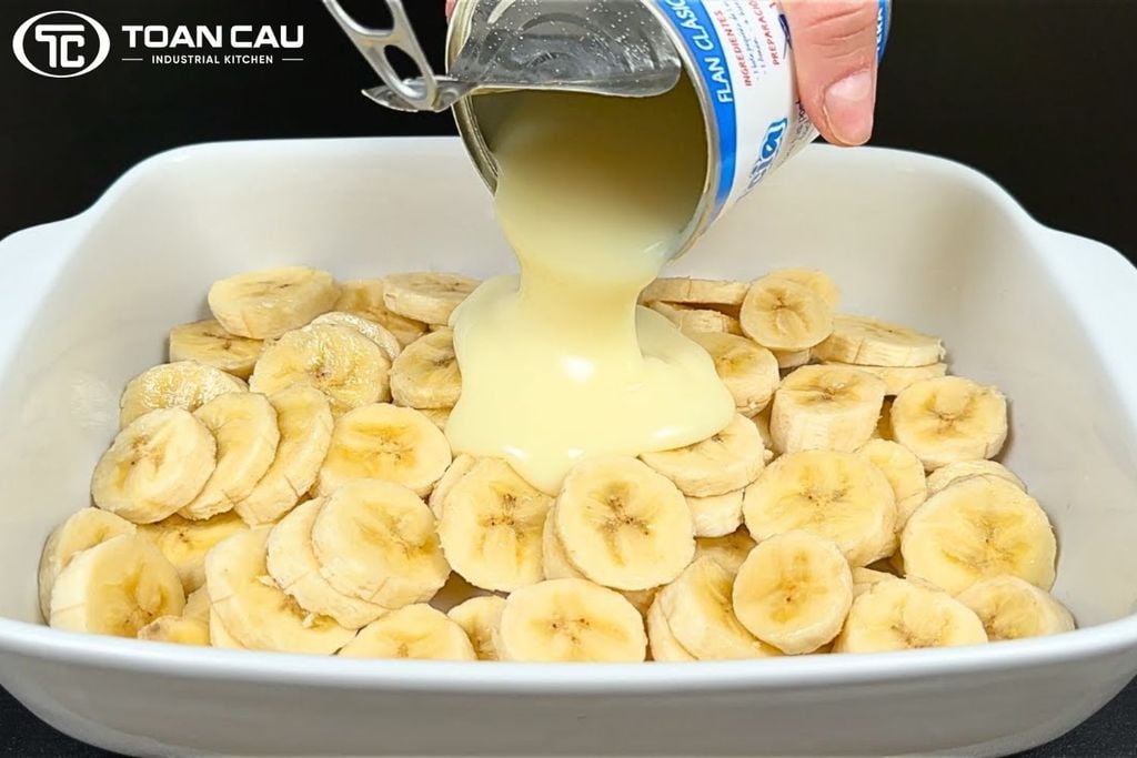 Làm kem chuối sữa đặc ngon