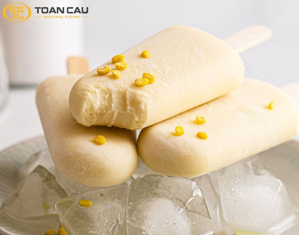 Làm kem đậu xanh tại nhà