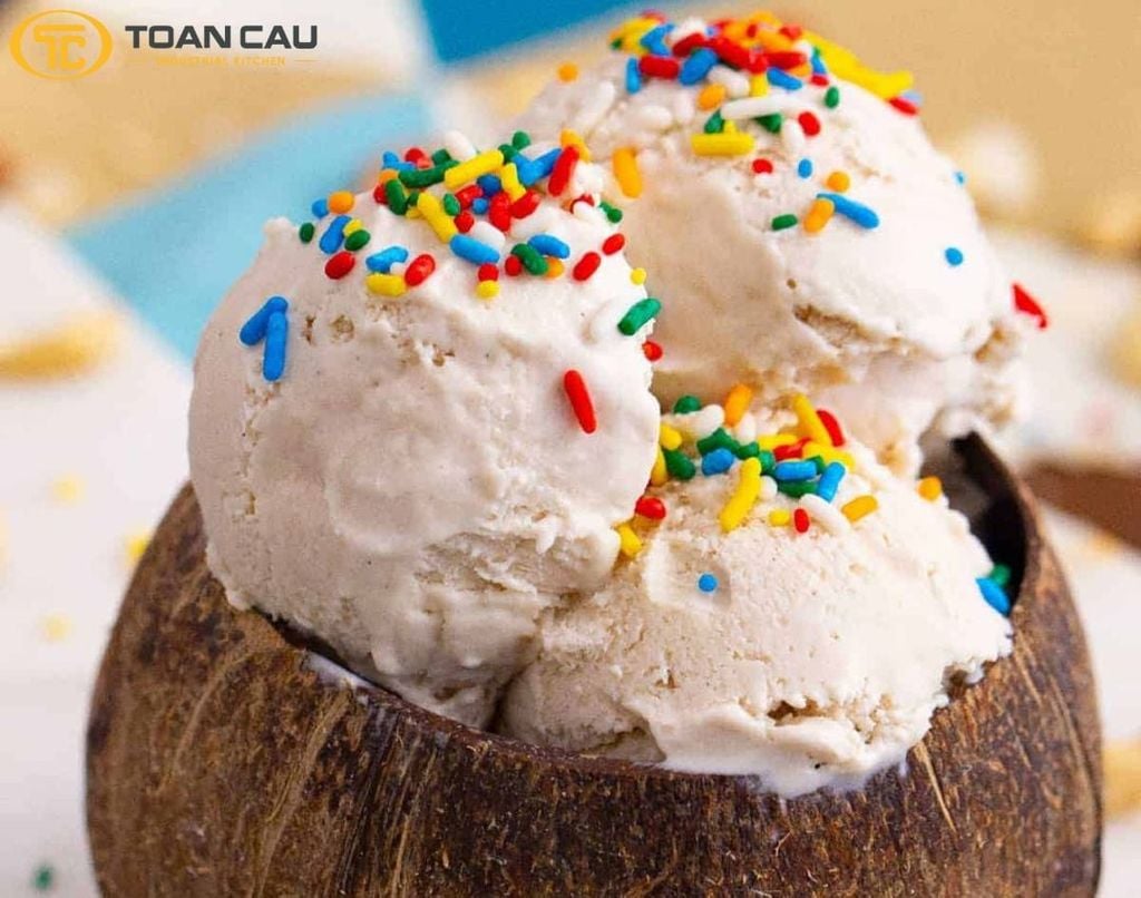 cách làm kem dừa