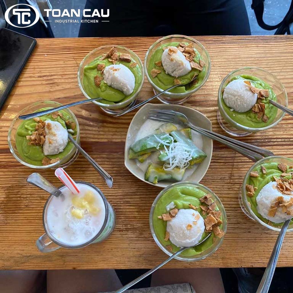 kem bơ Đà Lạt chuẩn vị