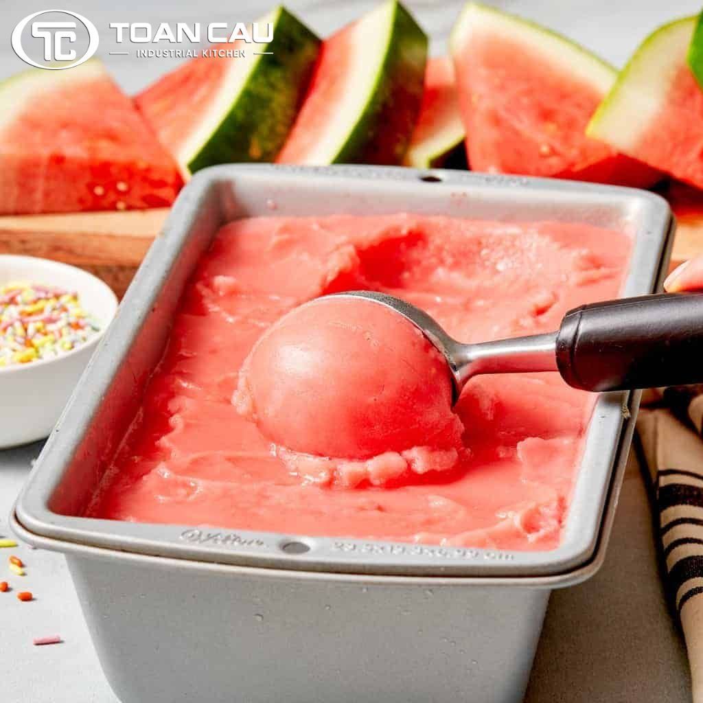 Cách làm kem dưa hấu sữa tươi