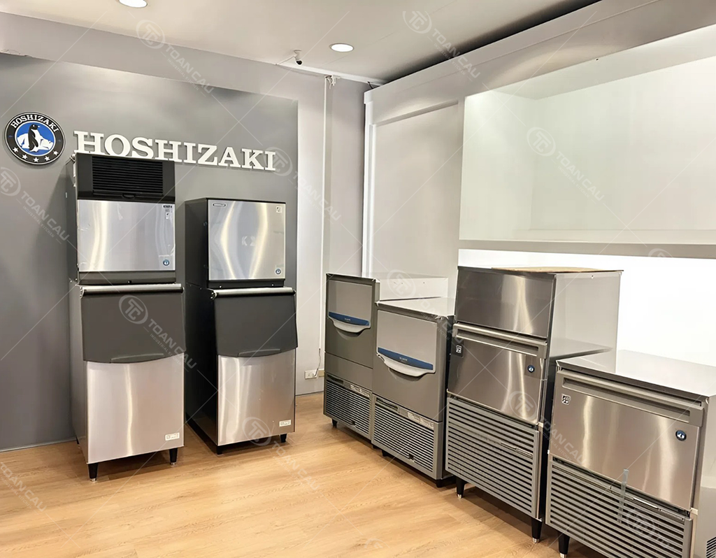 Máy làm đá 80kg Hoshizaki SRM-105A cho thành phẩm đá đẹp, máy bền, đạt tiêu chuẩn quốc tế