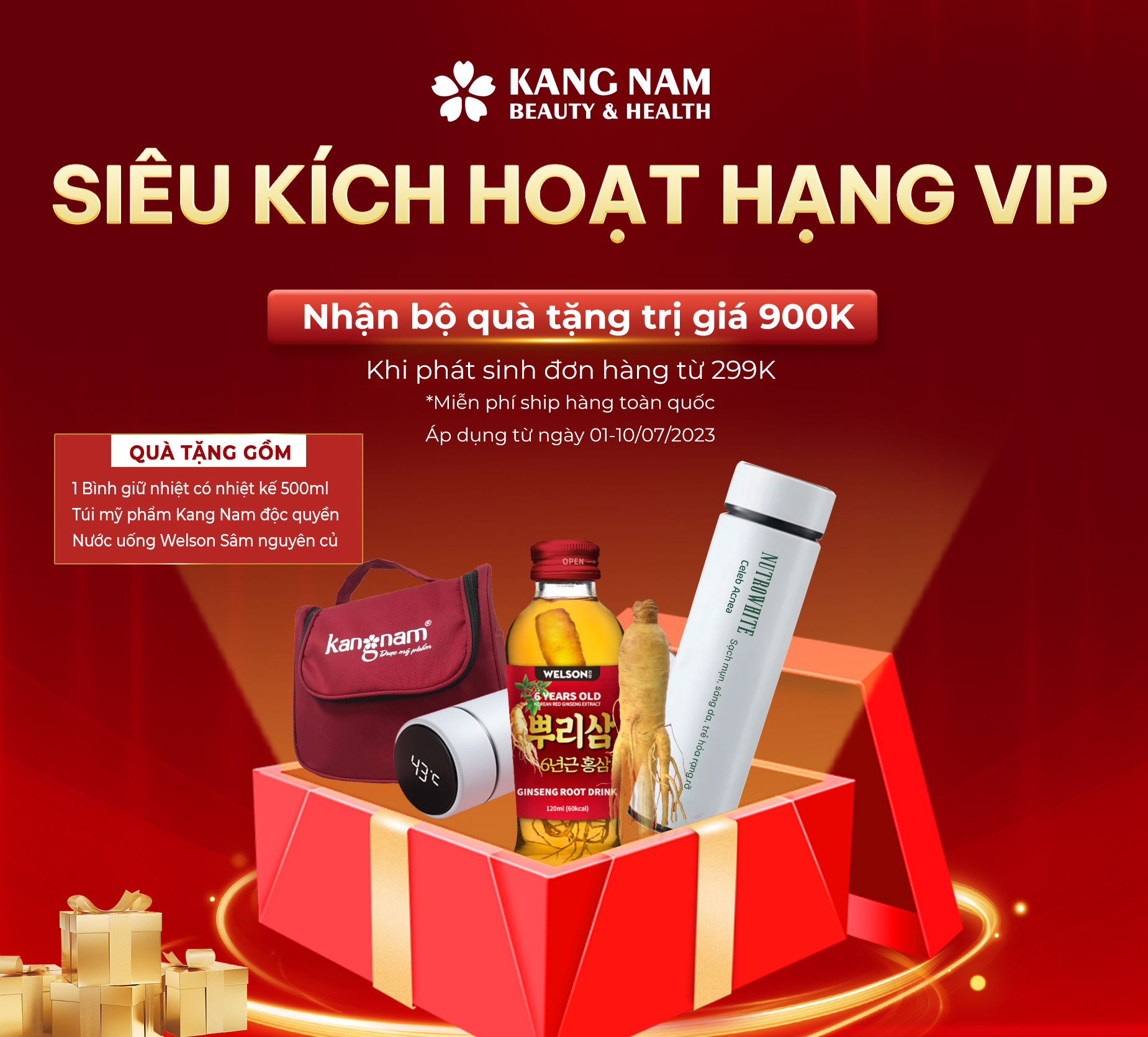 KÍCH HOẠT ĐẶC QUYỀN VIP NHẬN NGAY BỘ QUÀ TẶNG TRỊ GIÁ 900K