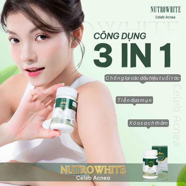 Viên uống trị mụn NUTROWHITE