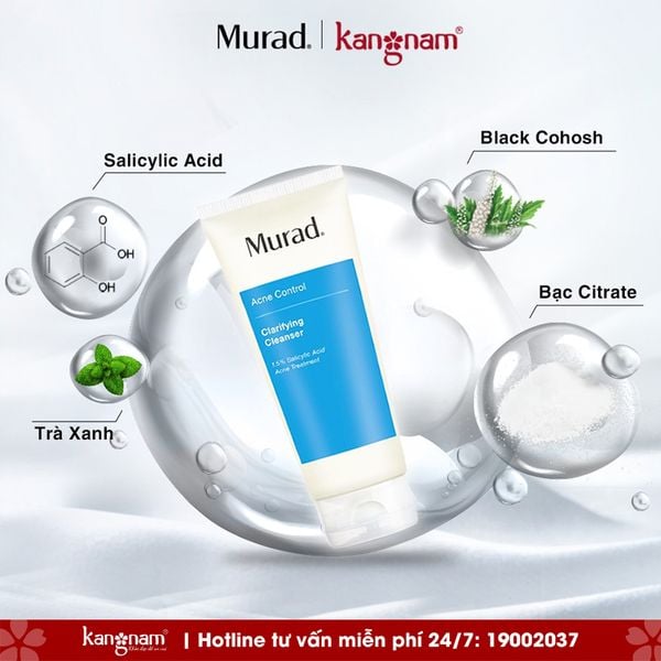 Công dụng Murad Ance Control Clarifying Cleanser 200ml