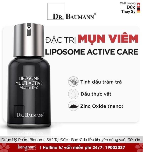 Tinh Chất Đa Tầng Điều Trị Mụn Dành Cho Da Dầu Dr. Baumann Liposome Active Care 30ml