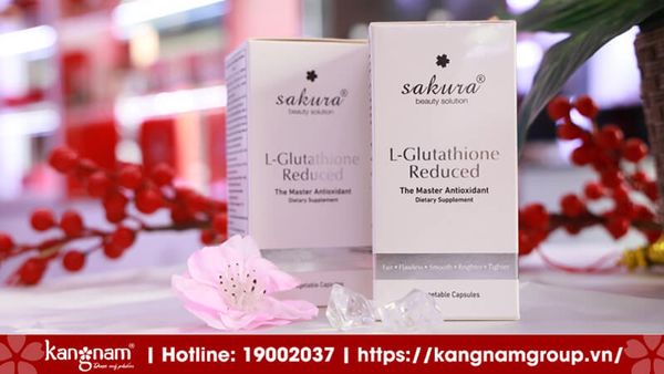 Viên Uống Trắng Da Sakura L-Glutathione Reduced