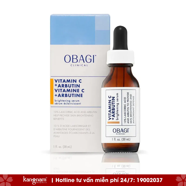 Tinh chất dưỡng trắng da OBAGI CLINICAL Vitamin C+ Arbutin Brightening Serum 30ml