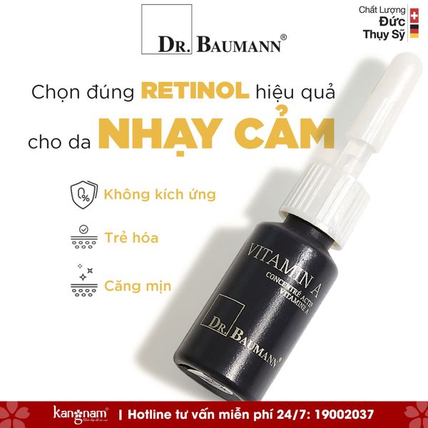 Tinh Chất Bổ Sung Vitamin A Cho Da Dr Baumann Vitamin A Ampoule - Concentré Actif Vitamine A 7ml