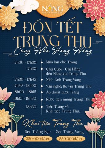 ĐÓN TẾT TRUNG THU CÙNG NHÀ HÀNG NẮNG (SỰ KIỆN TRUNG THU)