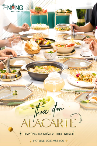 Menu Alacarte - Thực đơn đáp ứng đa khẩu vị của thực khách
