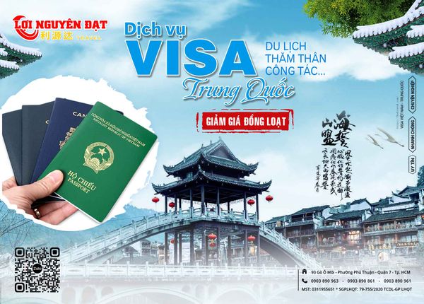 🔥 Visa Trung Quốc Giảm Giá Đồng Loạt! 🔥