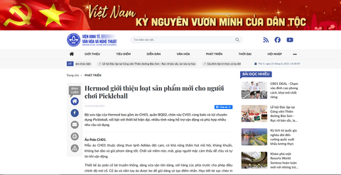 HERMOD Nâng Tầm Phong Cách, Khẳng Định Vị Thế Dẫn Đầu Ngành Thể Thao Pickleball Việt Nam
