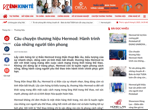 HERMOD – Người Mở Lối Tiên Phong: Hành Trình Viết Lại Lịch Sử Thời Trang Thể Thao Việt