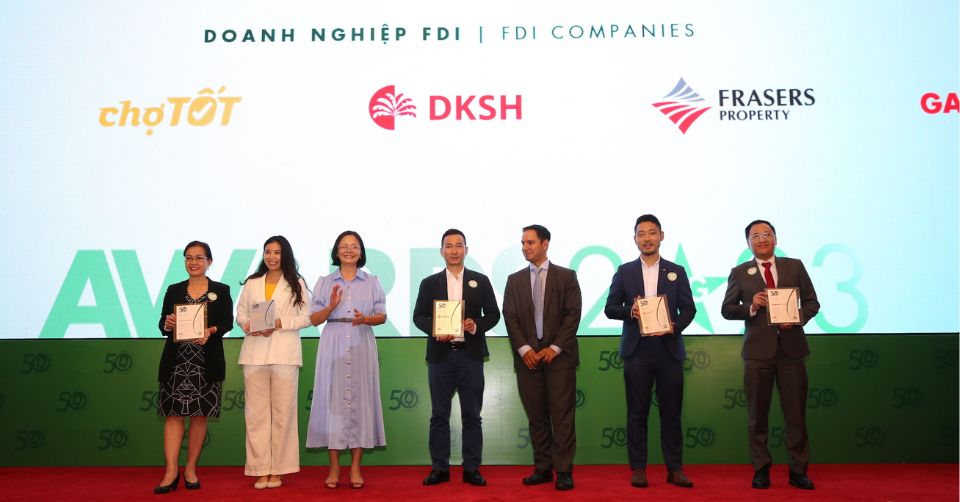 DKSH Được Vinh Danh Trong Top 50 Doanh Nghiệp Phát Triển Bền Vững tại Việt Nam