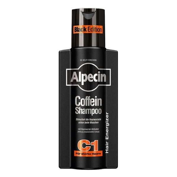 Dầu gội kích thích mọc tóc nam Alpecin Coffein Shampoo C1 Black Edition