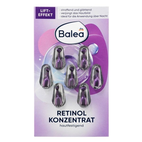 Viên nang serum tinh chất dưỡng da chống lão hoá Balea Retinol Konzentrat