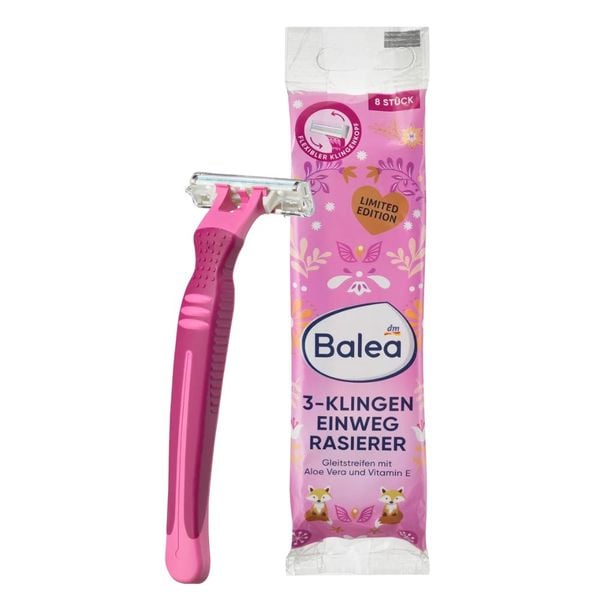 Dao cạo lông 3 lưỡi cho nữ Balea Einwegrasierer