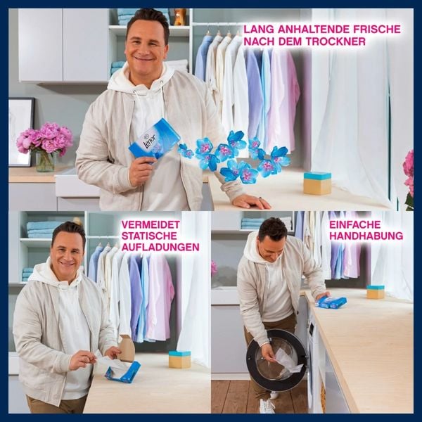 Giấy thơm quần áo Lenor - 34 tờ