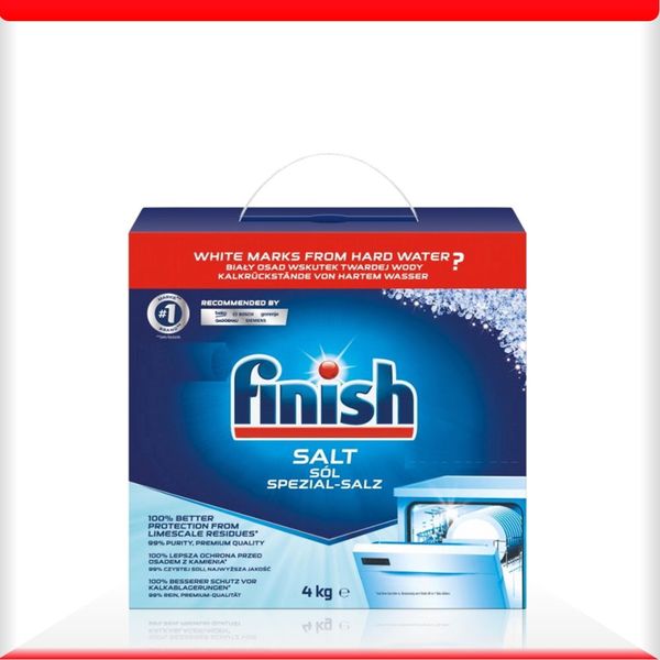 Muối Rửa Chén Bát Finish Làm Mềm Nước, Bảo Vệ Máy