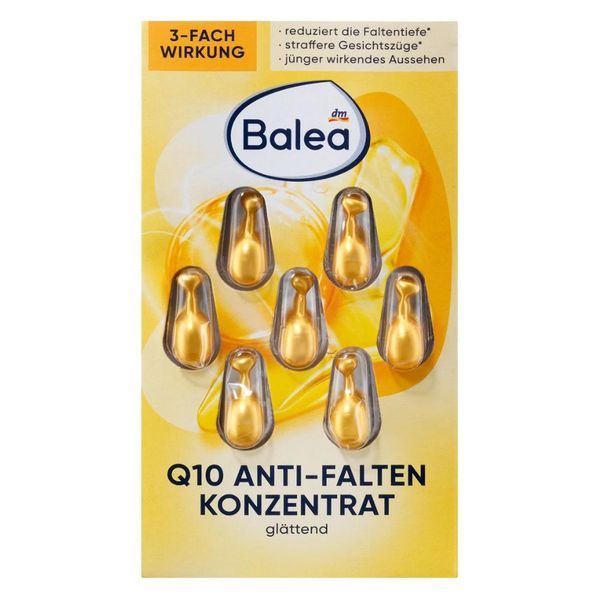 Viên nang serum tinh chất dưỡng da chống lão hoá Balea Q10 Konzentrat