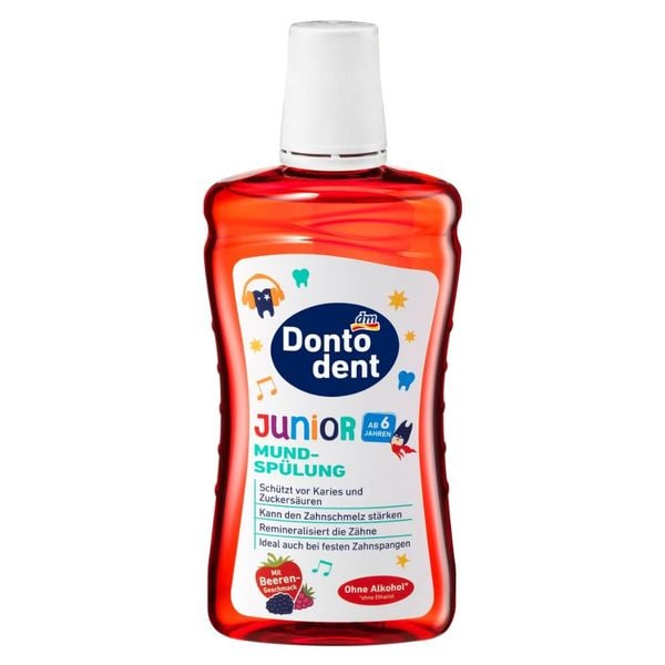 Nước súc miệng cho bé Dontodent Junior hương quả mọng