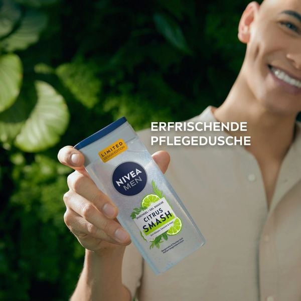 Sữa tắm gội toàn thân 3in1 dành cho nam Nivea Men Smash Citrus