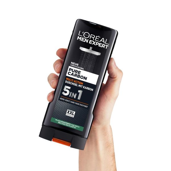 Sữa tắm gội nam L’Oreal Men Expert Pure Carbon 5in1 - Hương nước hoa